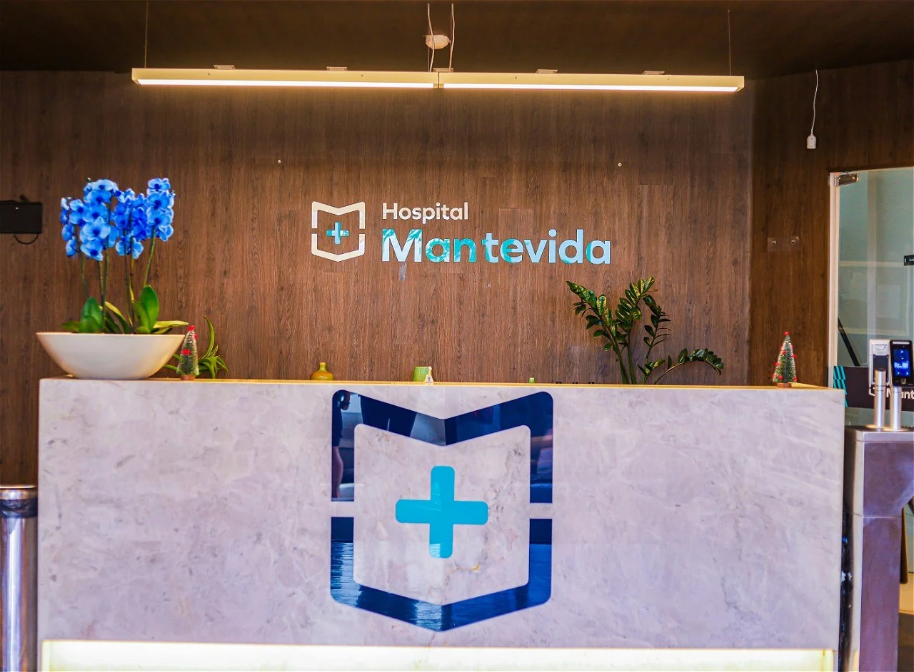 Recepção do Hospital Mantevida Taguatinga